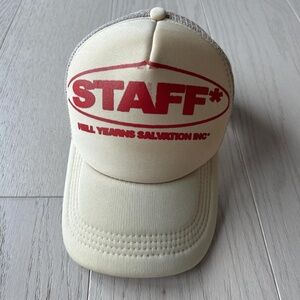 Staff Hell Yearns Salvation Inc Trucker Hat